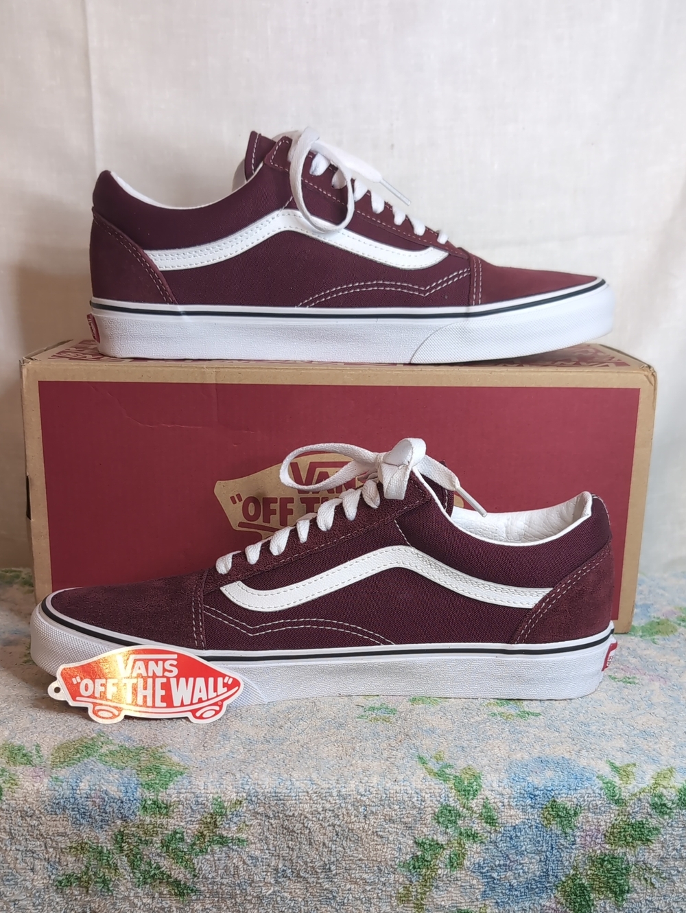 Vans Old Skool Maroon Shoes mens 10